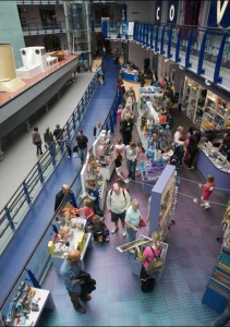 Visitors in Discovery Museum 