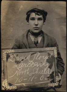 Mugshot of David Lloyd (TWAM ref. DX1388/1).