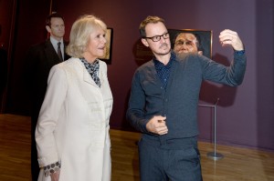 HRH The Duchess of Cornwall and Jonathan Yeo