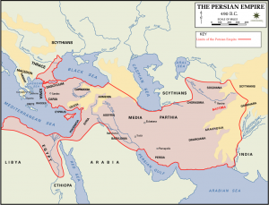 Map of the Persian Empire