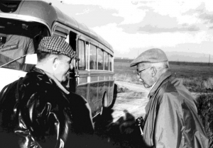 Natural History Society of Northumbria ornithological field trip to Teeside, Temperley right. Image courtesy of the 'Natural History Society of Northumbria (NHSN) Archive